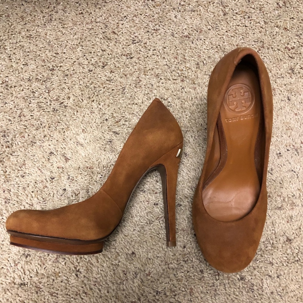 Tory Burch Suede Heels Size 7